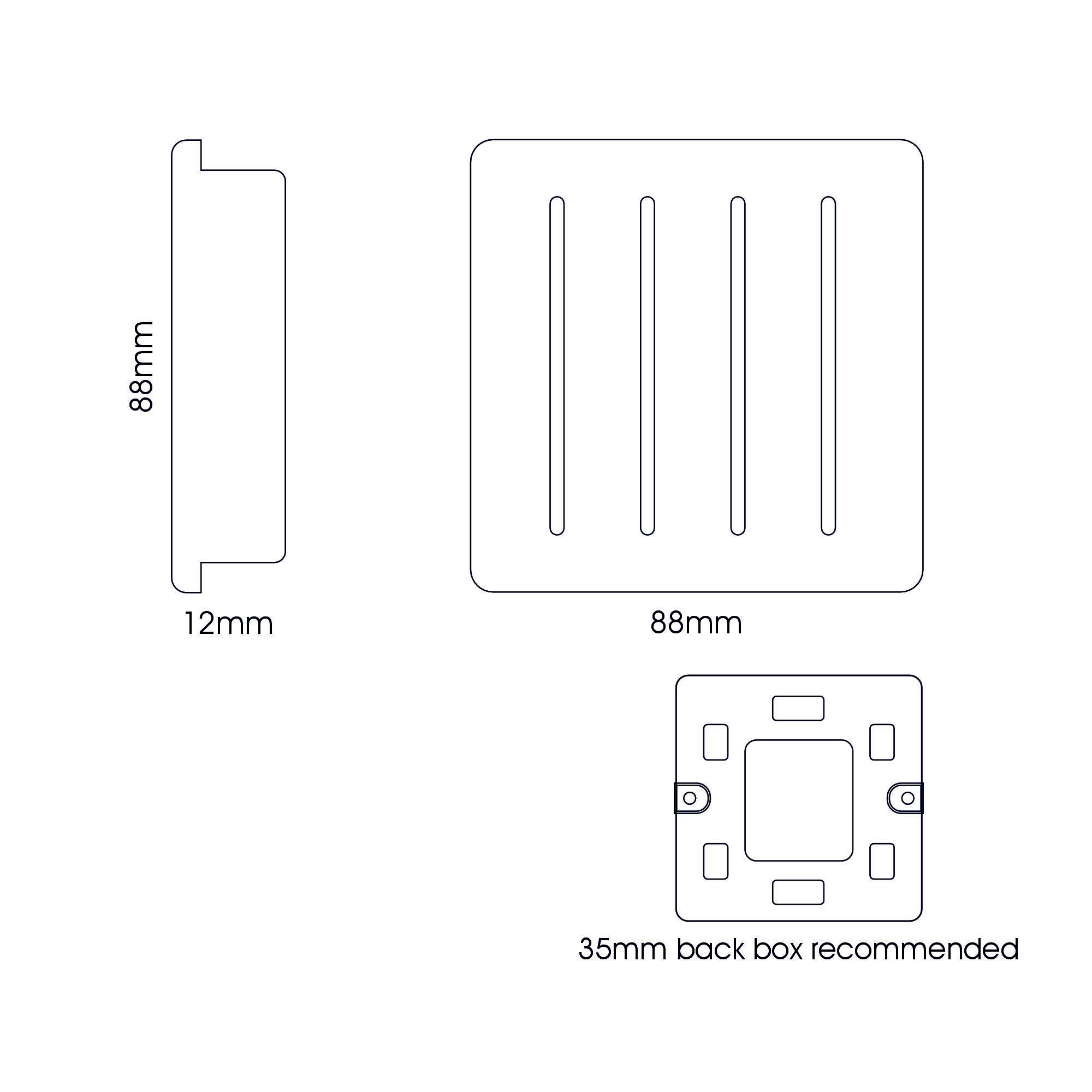 ART-SS8SK  4 Gang 2 Way 10 Amp Rocker Sky